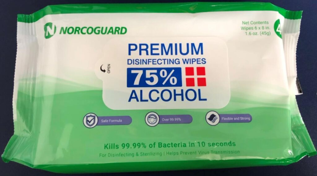 Magicare 75% Alcohol Wipes (80ct) | Hand Sanitizer Disinfecting Wipes