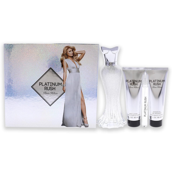GIFT/SET PARIS HILTON PALTINUM RUSH 4 PCS.  3. Perfume By PARIS HILTON For SPRAY