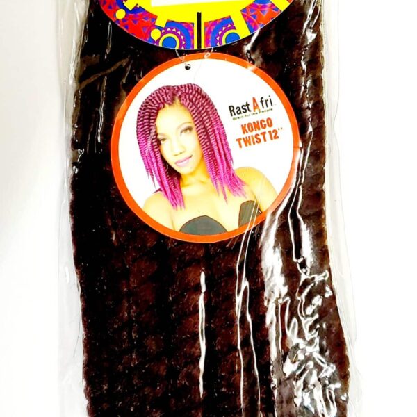 RastAfri Kongo Twist 12" Hair Braids x1 Pack, Afro-Centric Collection