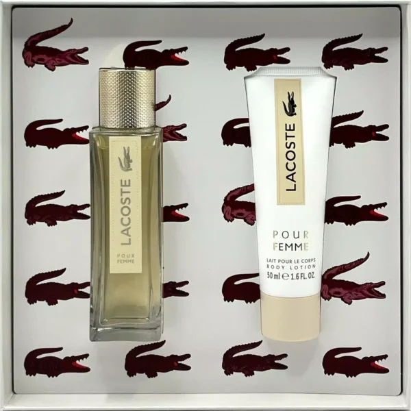 LACOSTE POUR FEMME  2 PCS GIFT SET By LACOSTE For WOMEN