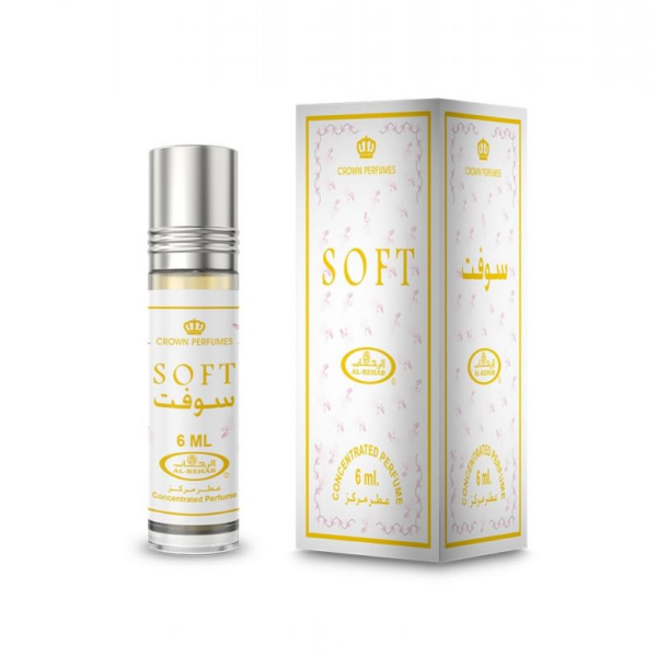 BY CROWN PERFUMES AL-REHAB SOFT(W)CONCENTRATED PERFUME ROLLER BALL 6 Perfume By  For WOMEN