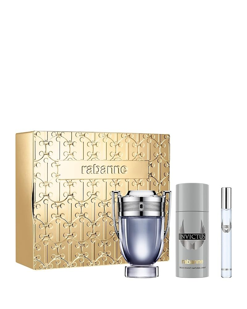 61nD4jcIp1L._SL1000_ BY PACO RABANNE PACO RABANNE INVICTUS(M)(T/B)3PC Perfume By For MEN - Image 1