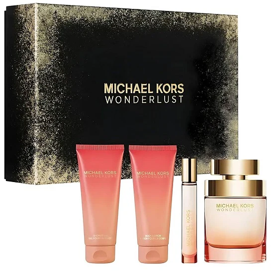 BY MICHAEL KORS MICHAEL KORS WONDERLUST(W)(H/B)(LI FREE)4PC Perfume By  For WOMEN