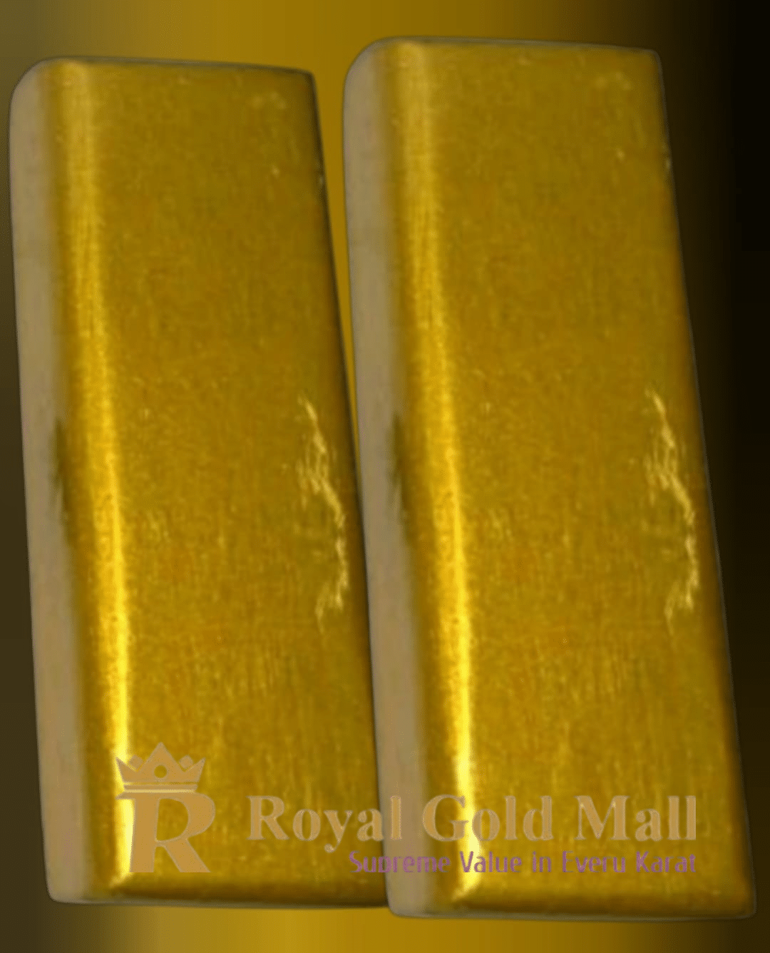 Royal_Gold_Mall_Kgs.png 1/2 KILO/500 GRAMS ( 16.07 TROY OUNCES ) ROYAL GOLD MALL VARIOUS MINTS .9999 FINE GOLD BAR - Image 1